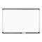 U Brands PINIT Silver 36" x 24" Aluminum Frame Magnetic Dry Erase Board